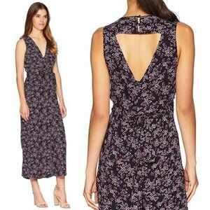 BB Dakota Wrap Jumpsuit 4 Small Ditsy Floral Tank Dress Pant Boho Summer Cropped